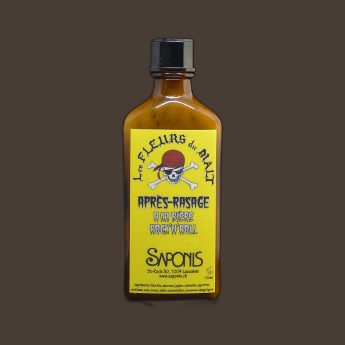 Après-rasage à la bière